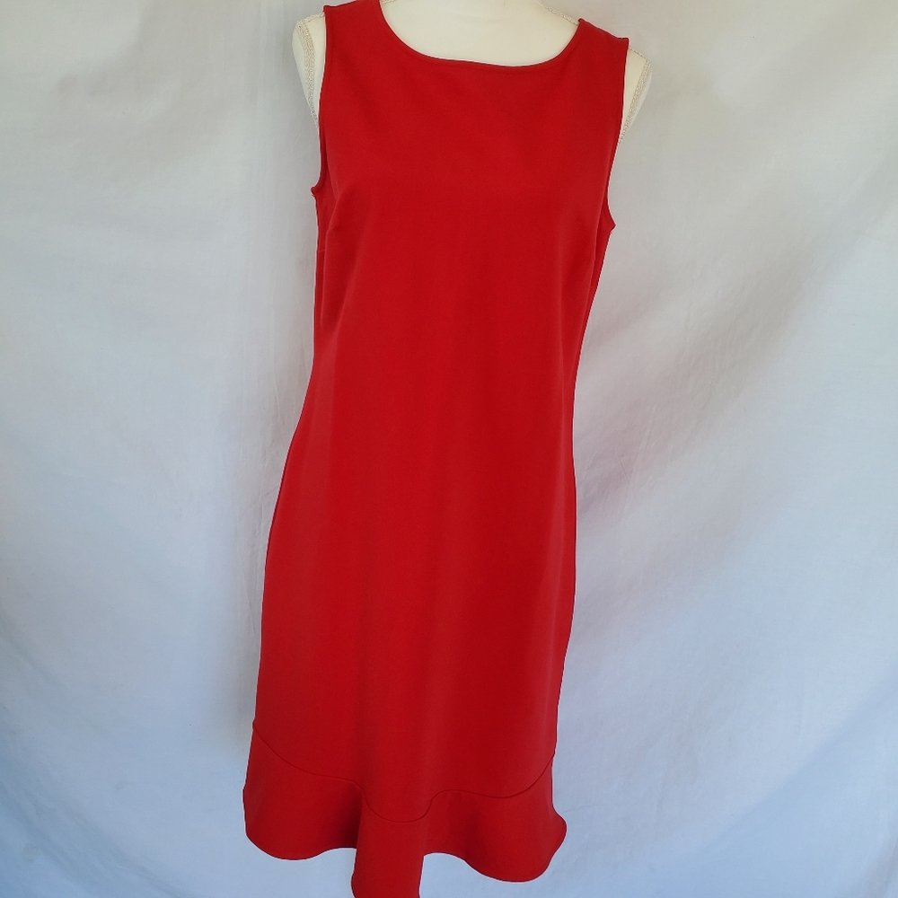 Lands‎ End lighthouse shift dress red new with tags